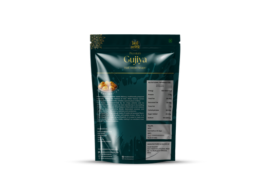 Premium Gujiya (500g) - Maa ke Haath Ka Swad